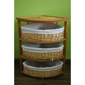 MUEBLE RINCONERA 3 CAJONES 40/40 CM